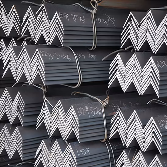 Carbon Galvanized Angle Steel with L I Shape Hot Rolled Cold Formed ASTM GB 100X100 S235jr S275jr A572 Gr50 Gr60 A36 Ss400 Standard Right Unequal Equal Mild
