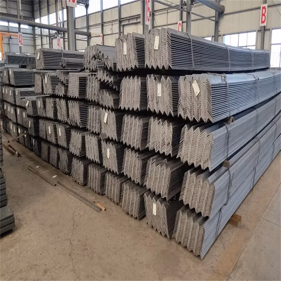Acier d'angle galvanisé au carbone avec forme LI laminé à chaud formé à froid ASTM GB 100X100 S235jr S275jr A572 Gr50 Gr60 A36 Ss400 Standard droit inégal égal doux